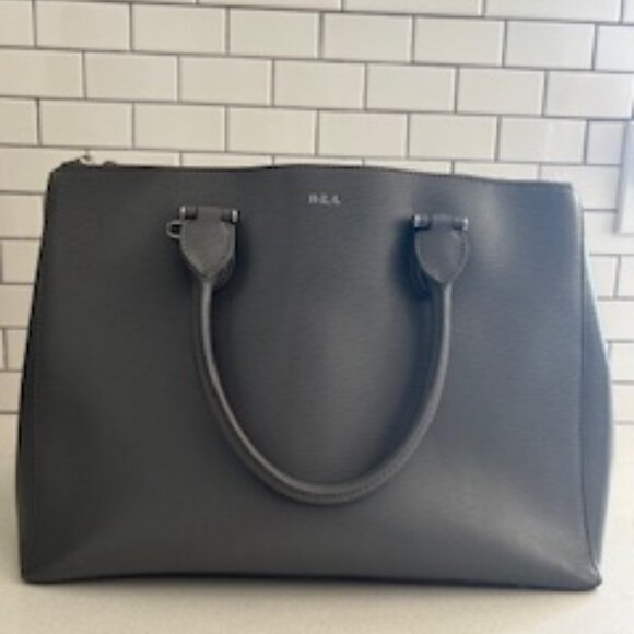 Ralph Lauren Newbury Double Zip Satchel - Picture 1 of 13